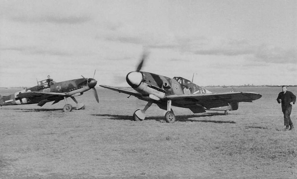 Messerschmitt Bf.109 G-2 из II/JG54 и Stab III/JG54