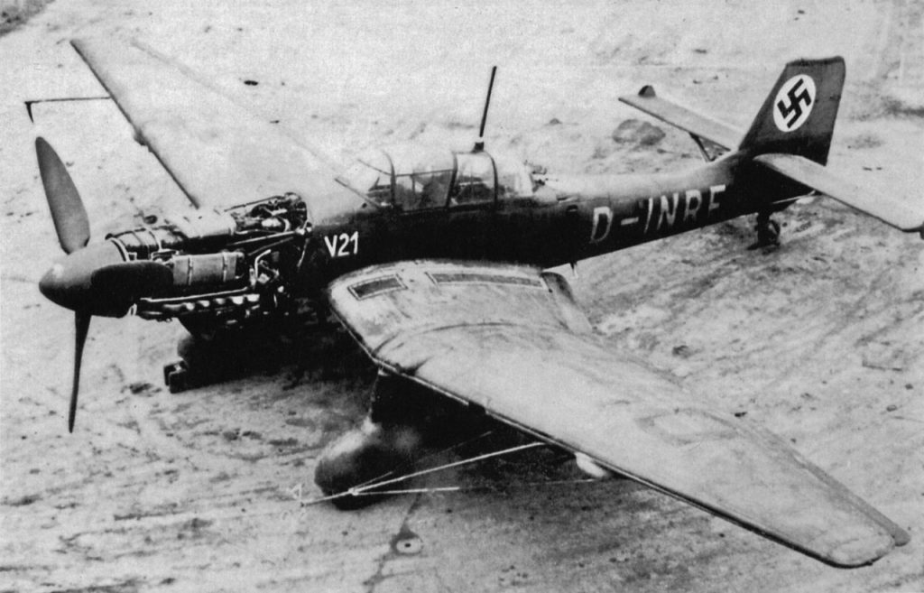 Junkers Ju.87 V21 (W.Nr 0536, D-INRF) первый прототип Ju.87D