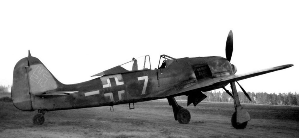 Focke-Wulf Fw.190 A-6 W.Nr 531056 4./JG54 Финляндия лето 1944 года