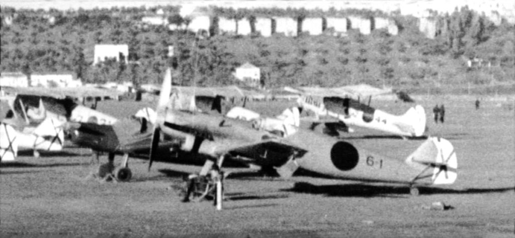 Один из прототипов Messerschmitt Bf.109 6-1 Johannes "Hannes" Trautloft "Legion Condor"