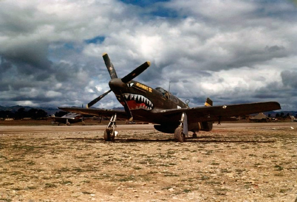 North American P-51B-5-NA Mustang "Jeanne III" s/n 43-7058, 26FS 51FG 14AF, Китай 1944 год