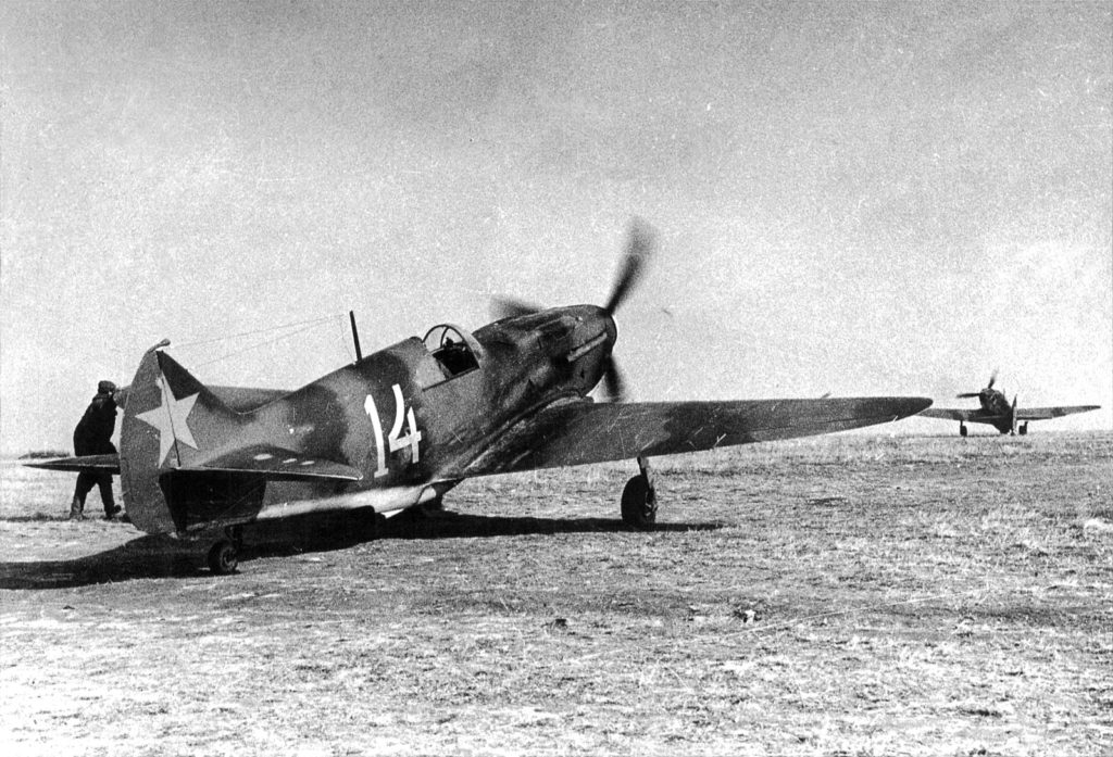 ЛаГГ-3 из 44ИАП на Ленинградском фронте, осень 1941 года