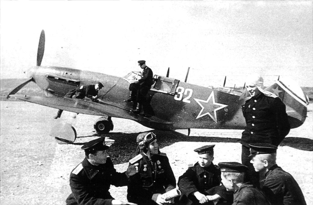 ЛаГГ-3 9ИАП ВВС Черноморского флота Новороссийск весна 1944 года