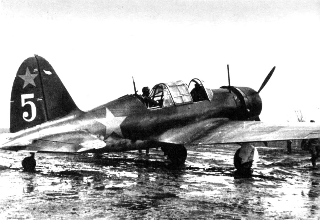 Су-2 из 135 БАП в районе Белгорода, осень 1941 года