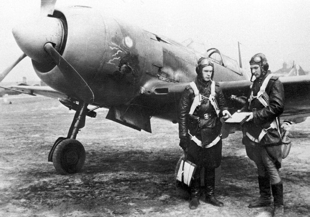 Ла-7 гвардии капитана П. М. Бойкова, 113 ГИАП, 1945 год
