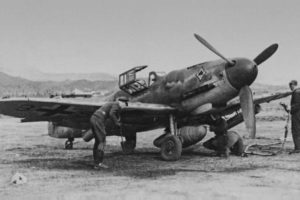 Messerschmitt Bf.109 G-6/R3 BR 21 "Bordrakete" JG53 Италия 1944 год