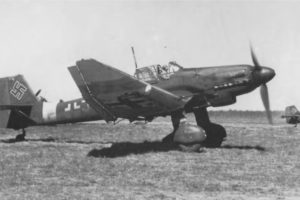 Junkers Ju.87D-5 S7+JH Fw. Oswald Godo SG3 Immola Финляндия, 2 июля 1944 года