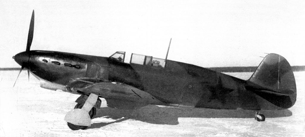 Опытный Як-7Б на базе серийного Як-7А №1413