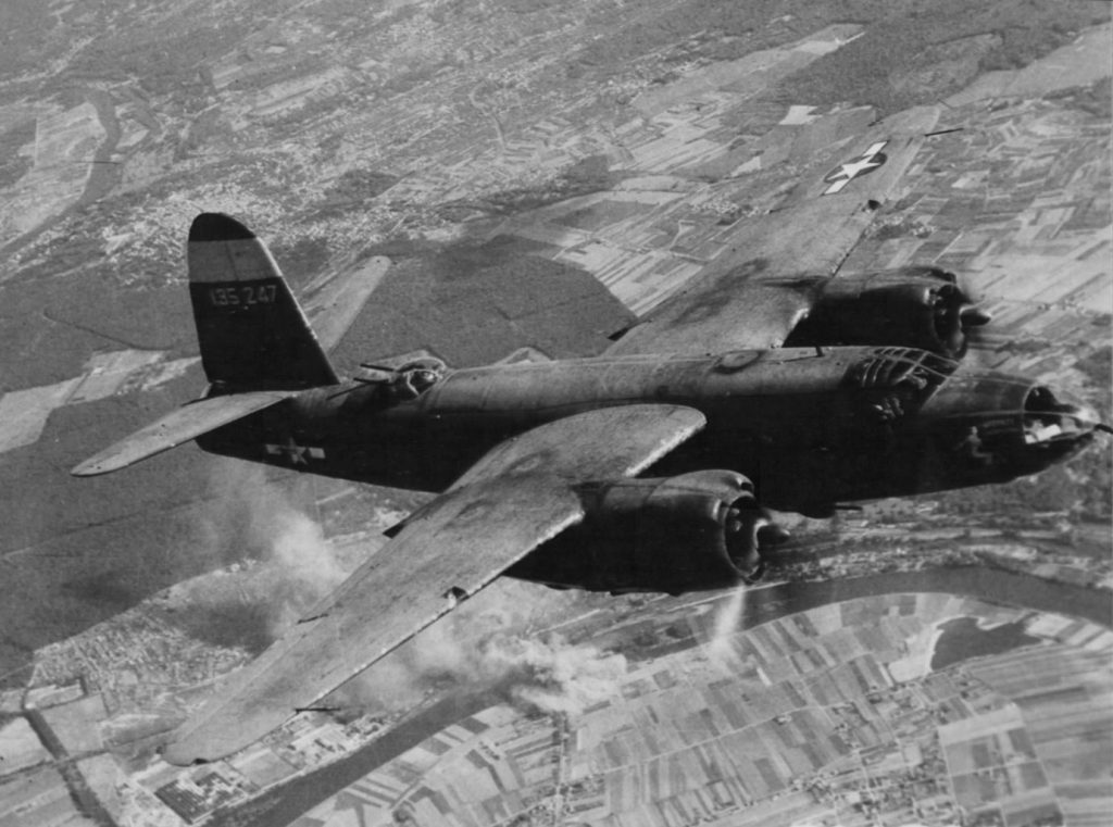 Martin B-26C-25-MO Marauder s/n 41-35247 "Carefree Carolyn" 552BS 386BG 9AF
