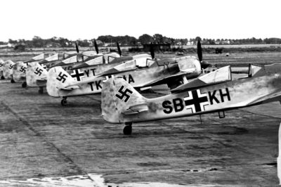 Focke-Wulf Fw.190 A-1 W.Nr 008 SB+KH Bremen весна 1941 год