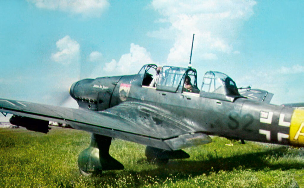 Junkers Ju.87 B-1, S2-AP, Hptm. Herbert Pabst, 6./StG77, 1941 год