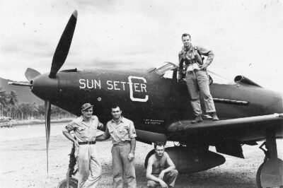 Bell P-39D-1-BE Airacobra s/n 41-38356 "Sun setter"