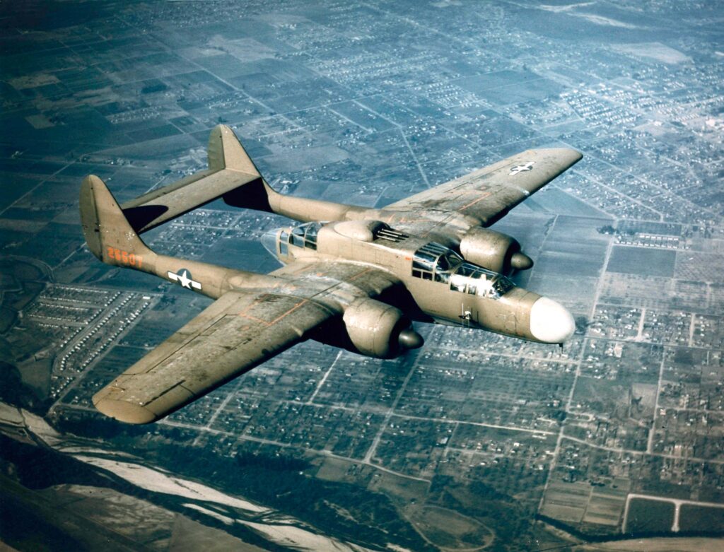 Northrop P-61A-1-NO Black Widow s/n 42-5507 419NFS 13AF