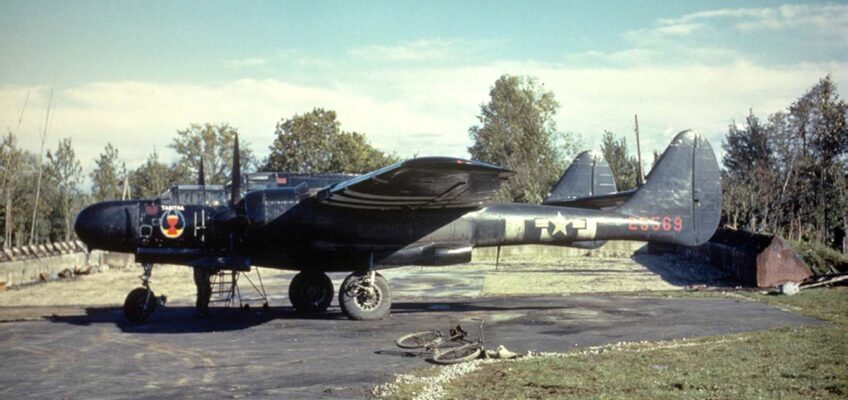 Northrop P-61A Black Widow in Color