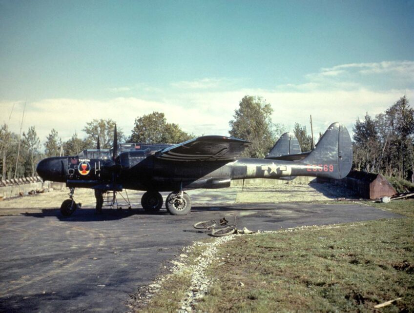 Northrop P-61A Black Widow in Color