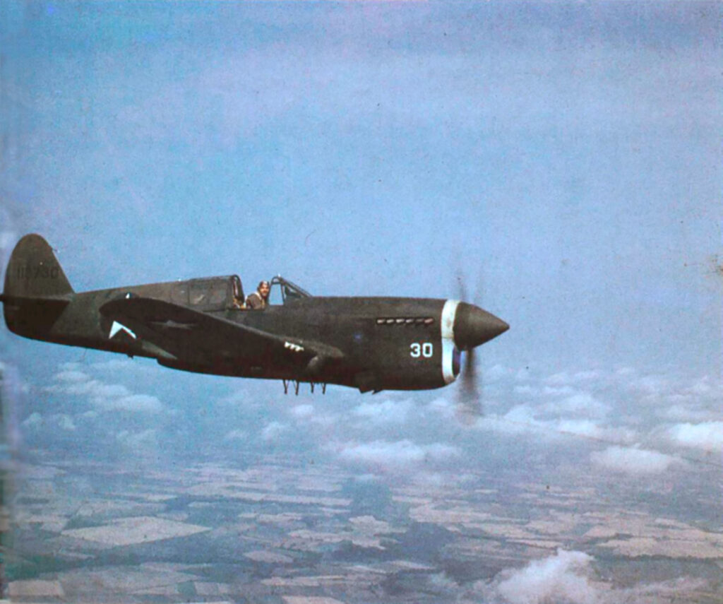 Curtiss P-40F Warhawk s/n 41-13730, 33FG, Мэриленд 