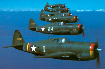 Republic P-47B Thunderbolt in Color